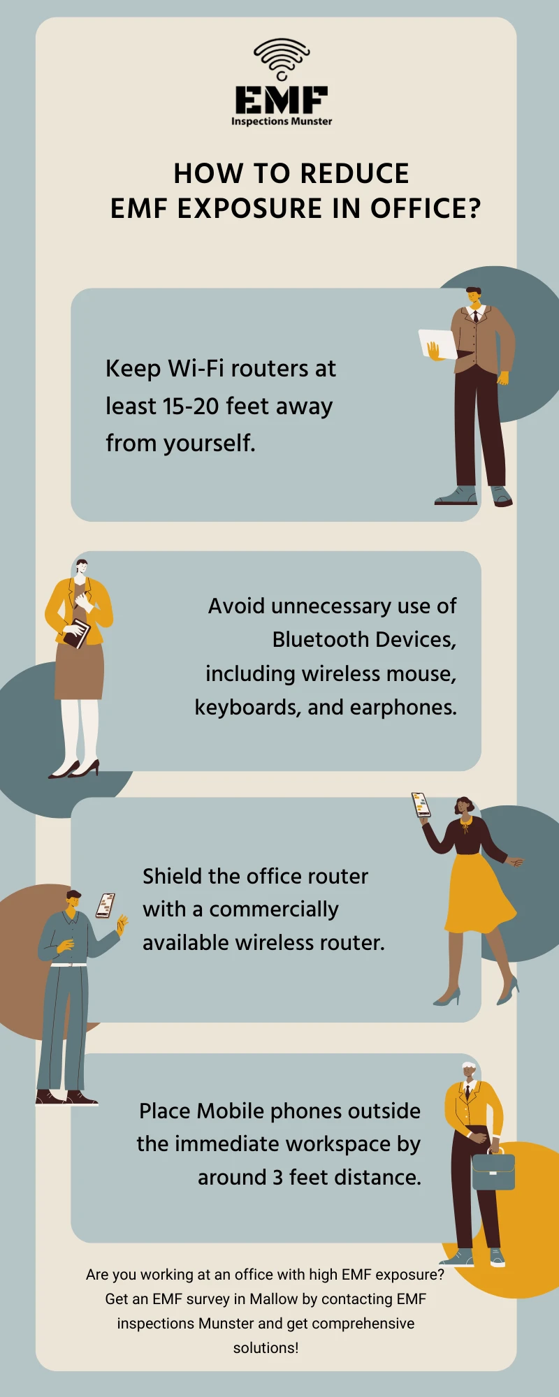 How To Reduce EMF Exposure In Office?